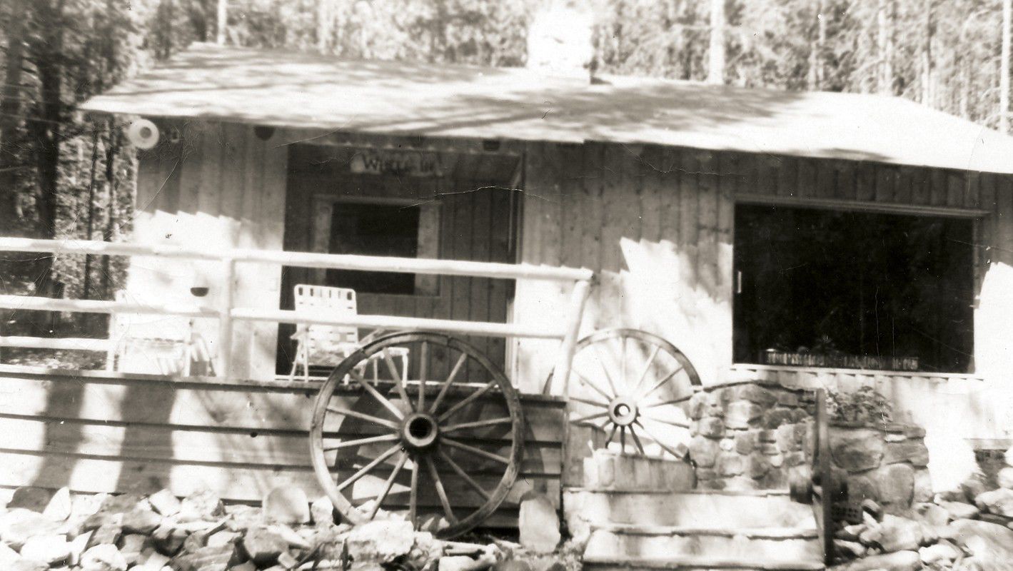This is the cabin in the Gallatin Canyon